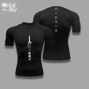 Toji Compression Shirt Sportswear Gymwear Gym Jujutsu Kaisen Compressions Anime Fushiguro Clothing Zenin Muscles